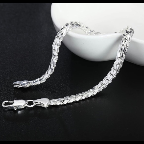 925 STERLING SILVER BRACELET - Picture 4 of 4